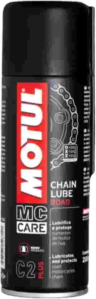 SPRAY LUBRIFICANTE DE CORRENTES MOTOS STREET RUA MOTOBOY URBANO - MOTUL - C2+ PLUS CHAIN LUBE - 200 ML