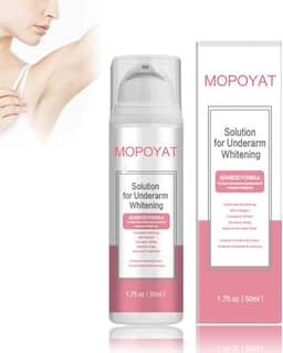 Clareador Corporal Avançado para Axilas e Áreas Íntimas, Fórmula Sensível com Colágeno, 50ml, Solução Clareadora para Pescoço, Cotovelo e Joelho