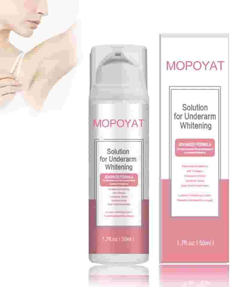 Clareador Corporal Avançado para Axilas e Áreas Íntimas, Fórmula Sensível com Colágeno, 50ml, Solução Clareadora para Pescoço, Cotovelo e Joelho