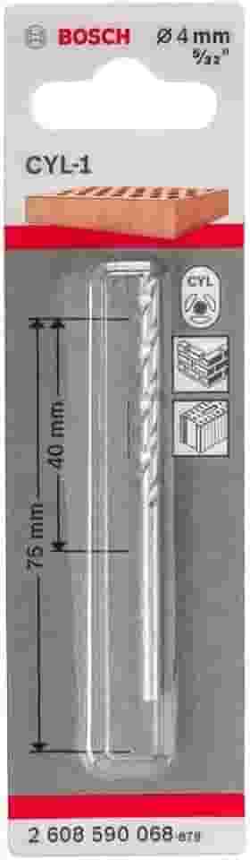 Bosch Broca CYL-1 para concreto Ø4 x 40 x 75 mm