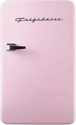 FRIGIDAIRE Mini geladeira EFR372-PINK 3,2 Ft Rosa Retrô Compacto Canto Arredondado Premium