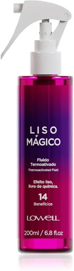 Lowell Fluido Termoativado Liso Magico 200 Ml