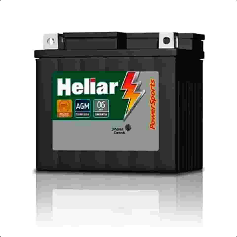 Bateria Moto Htz6l Biz 110/125 Cg 125/150 Heliar 5ah Selada