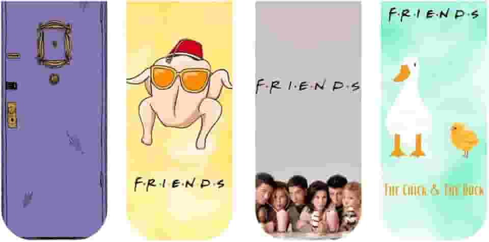 Kit 4 Marcadores de Página Magnéticos - Friends