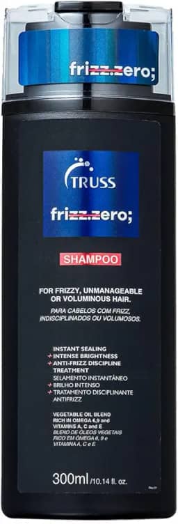 Truss Shampoo Frizz Zero | Controle de Frizz e Brilho Intenso | 300ml