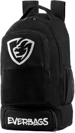 Mochila Térmica Fitness Master Everbags Preto Branco