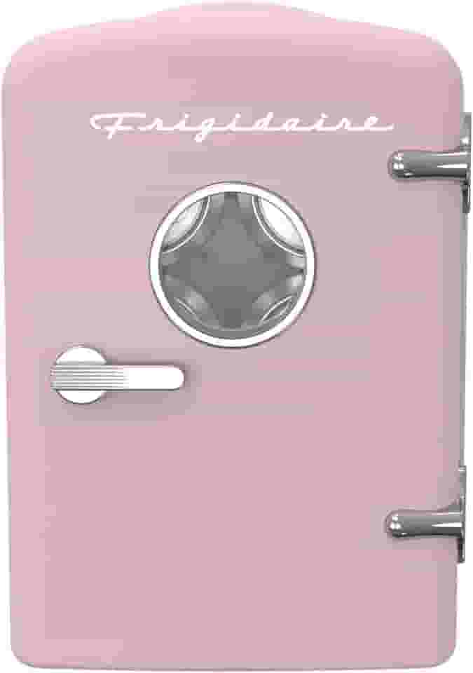 Frigidaire - Mini geladeira pessoal retrô portátil para carro, escritório, quarto, dormitório ou cabine, sem freon, 30 cm P x 18 cm L x