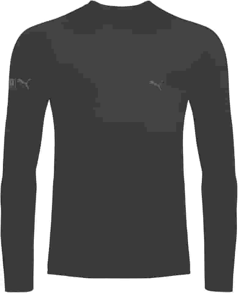 Camiseta Térmica Puma Manga Longa Segunda Pele Masculina Academia Proteção UV 50+ Fio LYCRA®
