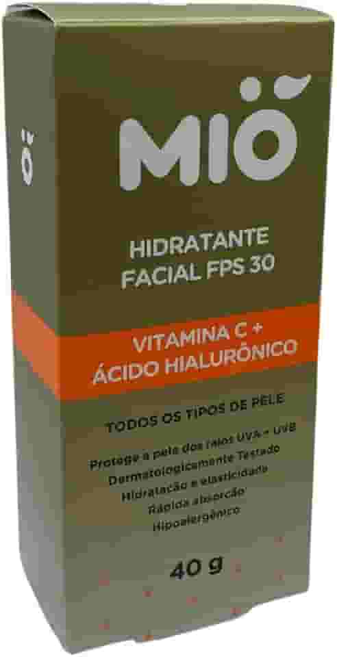 Hidratante Facial Mió FPS 30 com Vitamina C e Ácido Hialurônico 40g