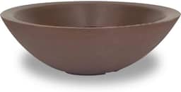 Vaso Bacia Grande Polieitleno Decorativo Rosa do Deserto Cactos Suculentas N4 (Marrom)