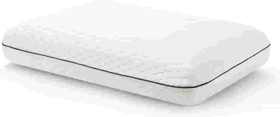 OTOSTAR Almofada de espuma de memória, almofada de cama refrescante e ventilada com bambu lavável e capa de almofada de resfriamento, travesseiro respirável de espuma viscoelástica para dormir, 1 pacote tamanho padrão