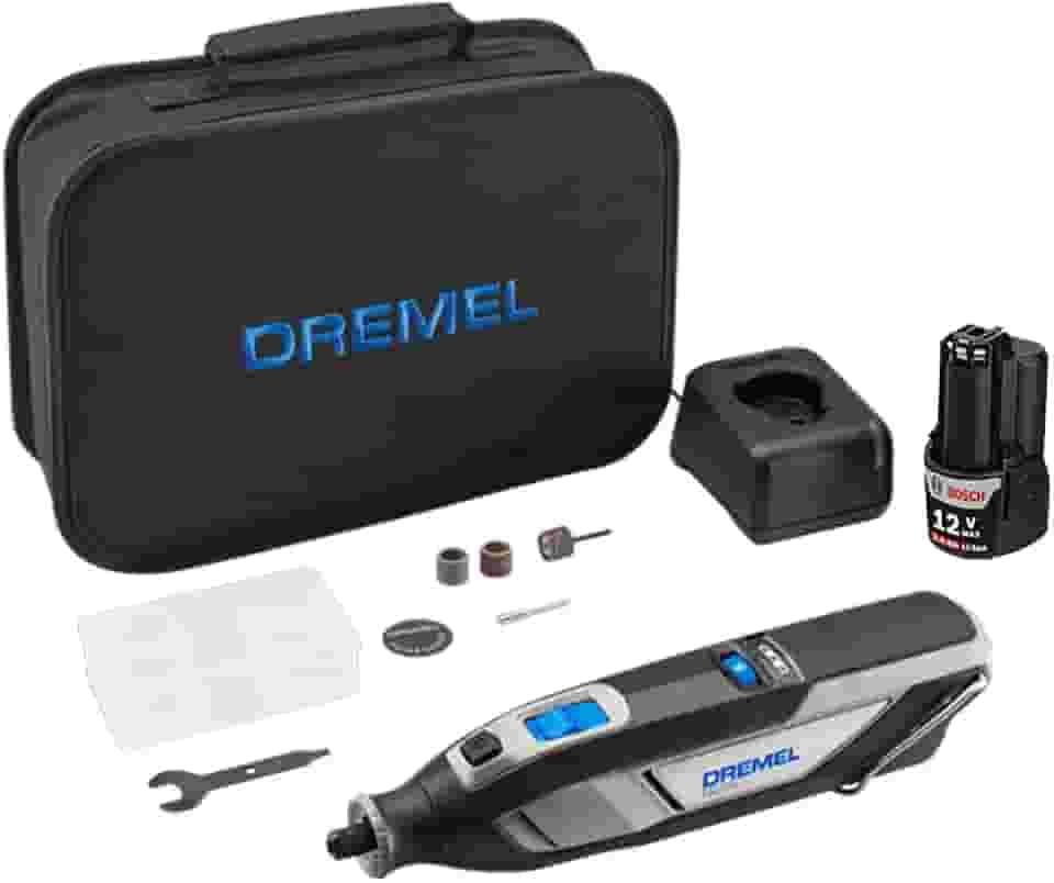 Dremel Micro Retífica 8240 12V com 1 bateria, 5 acessórios e bolsa