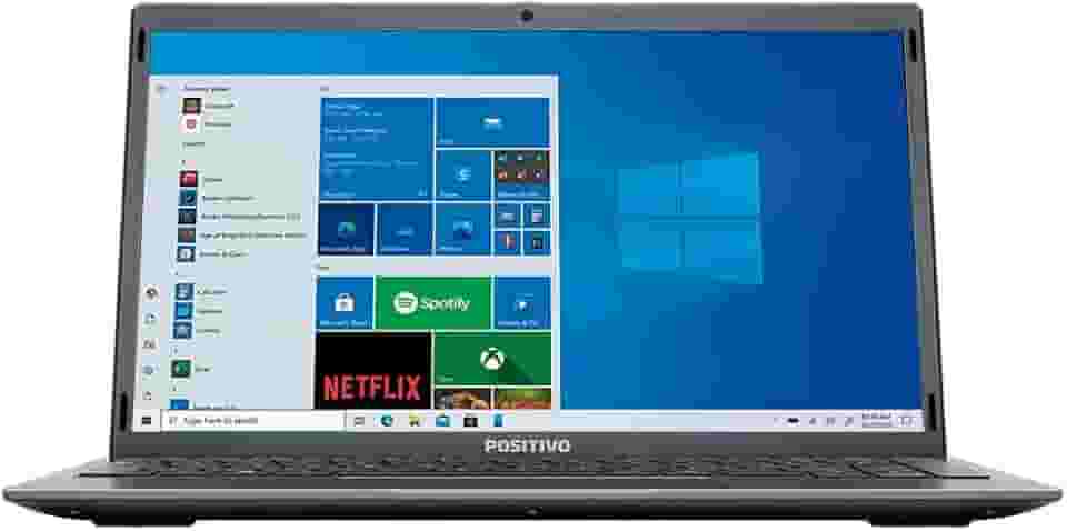 Notebook Positivo Motion Q464C Intel Atom Quad-Core 4GB 64GB Windows 10 Home 14.1' Gray