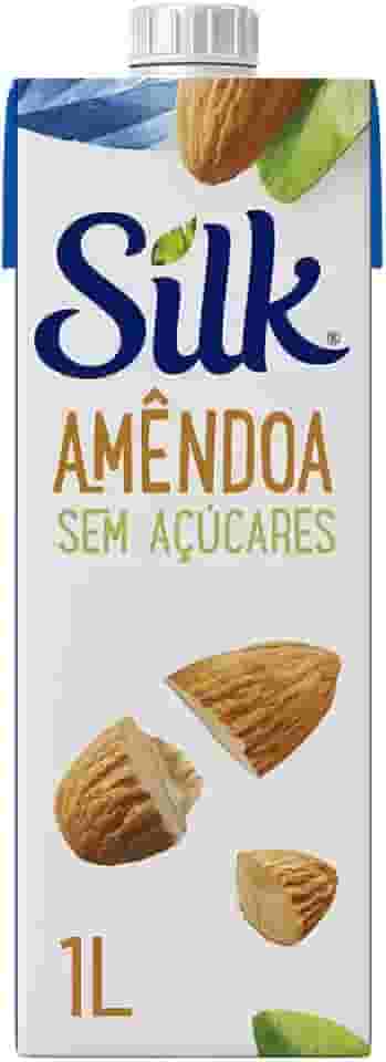 Silk - Bebida Vegetal Amêndoa, Sem Açúcar, 1L