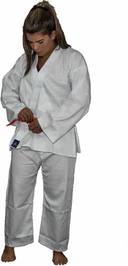 Kimono Karate Flex - Brim Reforçado - Branco Adulto - Torah