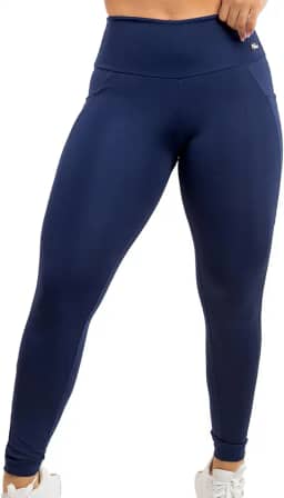 Calça Legging Fitness Zero Transparência com Bolsos - Academia, Corrida, Treino, CrossFit, Yoga - Confortável