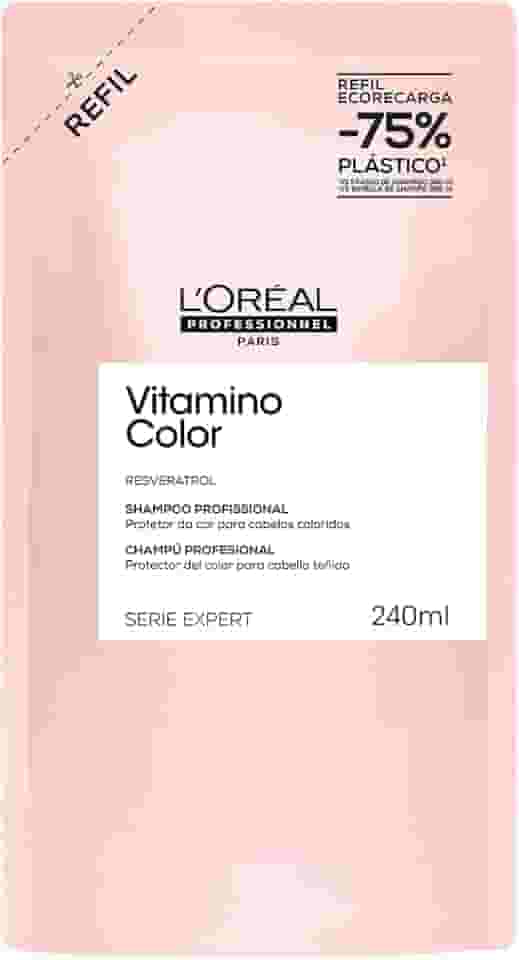 L’Oréal Professionnel | Vitamino Color Shampoo Refil | Com Resveratrol para cabelos coloridos | SERIE EXPERT | 240ml