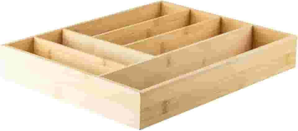 Ou Organizador de Talheres em Bambu Linha Keep