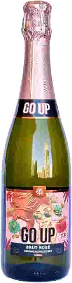 Espumante Rosé Brut Pinot Noir Brasileiro GO UP 750ml - Refrescante e Premium - Ideal para celebrações e momentos especiais