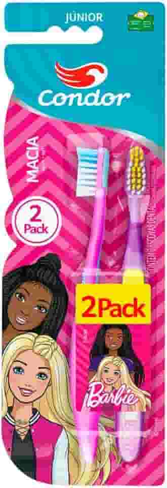 Condor Escova Dental infantil Acima 4 Anos Jr Lv2 Pg1 Barbie