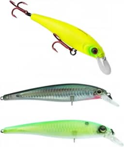 Marine Sports, Kit 3 Iscas Artificiais Pesca Meia Água Marine Sports Savage 65 6,5cm 6g Cor:Kit 2