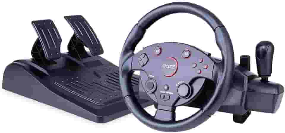 Volante & Pedal Force Driving PS4/PS3/PC/XBOXONE/XBOX360 Preto Dazz