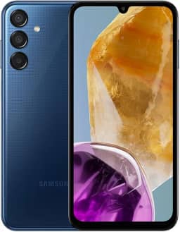 Galaxy M15 5G, 6.000mAh, Câmera Tripla até 50MP, 128GB - Azul escuro