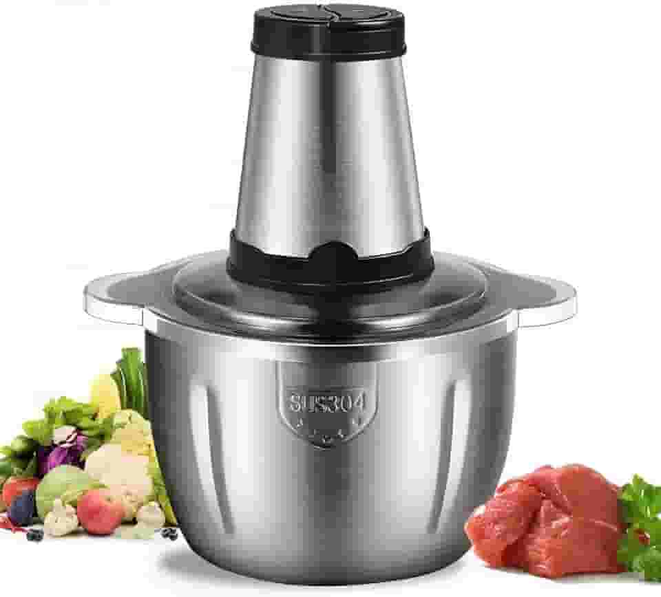 Processador De Alimentos 3 Litros De Carne Legumes Temperos Elétrico Motor Potente 850w Multiprocessador Aço Inox (220V)