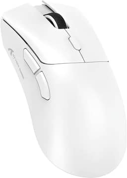 Mouse Gamer ATTACK SHARK R1 Branco Sem Fio 18000 DPI Sensor PAW3311 RGB Recarregável – Alta Precisão e Design Ergonômico (Branco)