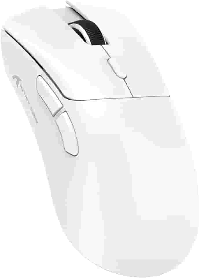 Mouse Gamer ATTACK SHARK R1 Branco Sem Fio 18000 DPI Sensor PAW3311 RGB Recarregável – Alta Precisão e Design Ergonômico (Branco)