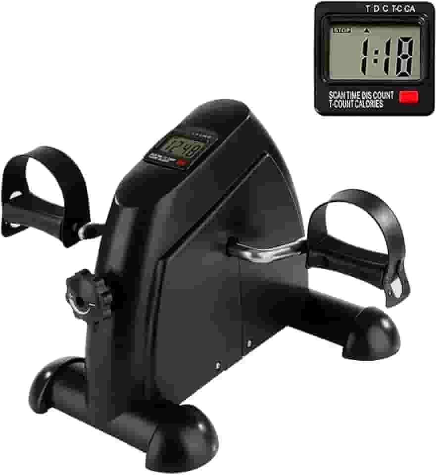 Mini Bicicleta Ergométrica New Speed – Pedal Portátil para Pernas e Braços com Display LCD