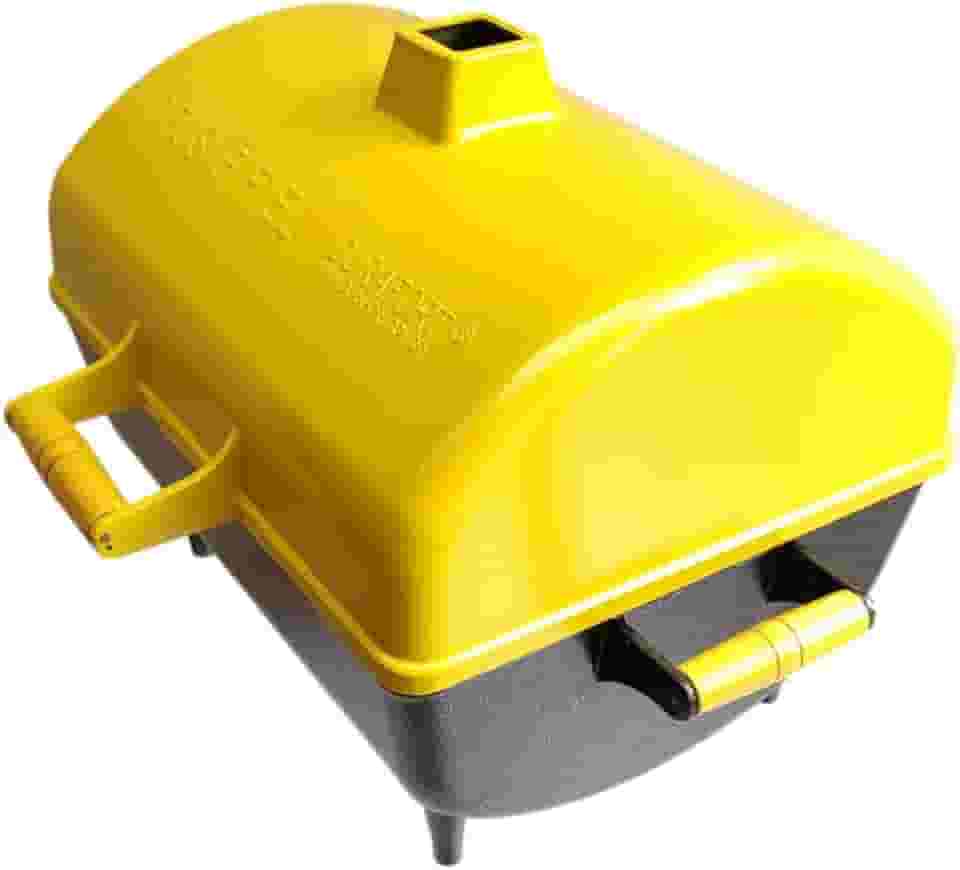 Churrasqueira Portátil a Carvão Tipo Bafo em Alumínio DURAFORT Modelo GOLD (Amarelo)