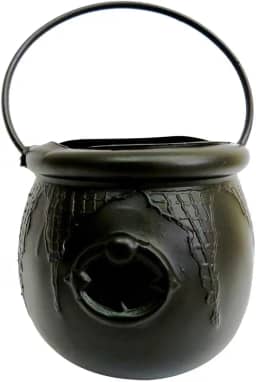 Brasilflex Balde Halloween Caldeirão de Bruxa Pequeno com Alça 8cm