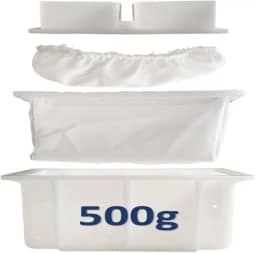 Forma Completa Para Produção de Queijos Coalho Mussarela + Prensador Dessorador e Tela