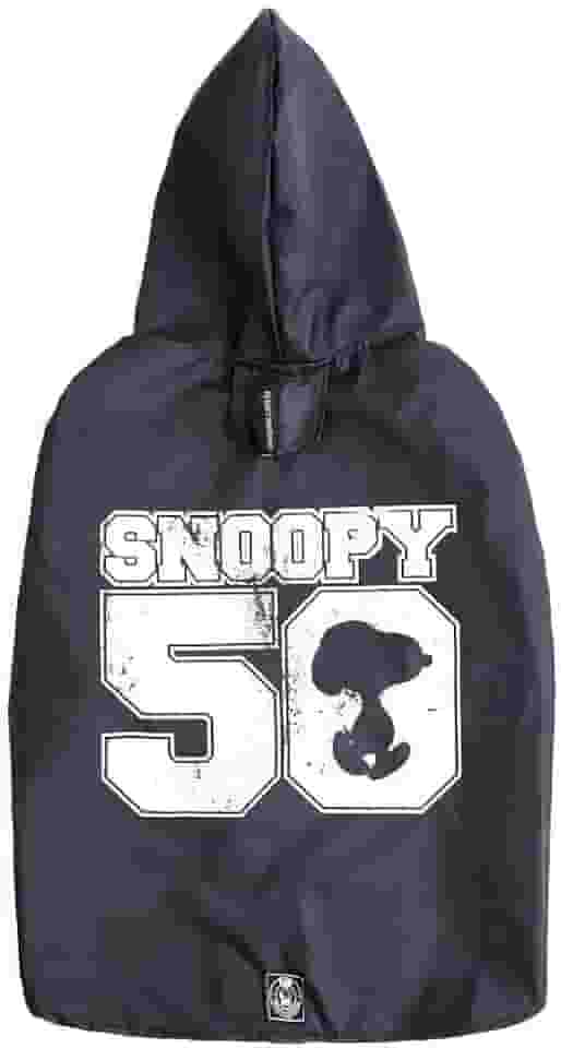 Capa de Chuva Zooz Pets Snoopy Preta para Cães