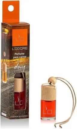 Perfume Automotivo Lodore Car – Cheirinho Duradouro e Refrescante para Carro, Aroma Marcante, Ideal para Todos os Tipos de Veículos, Perfeito para Deixar Seu Carro Sempre Perfumado (Day)