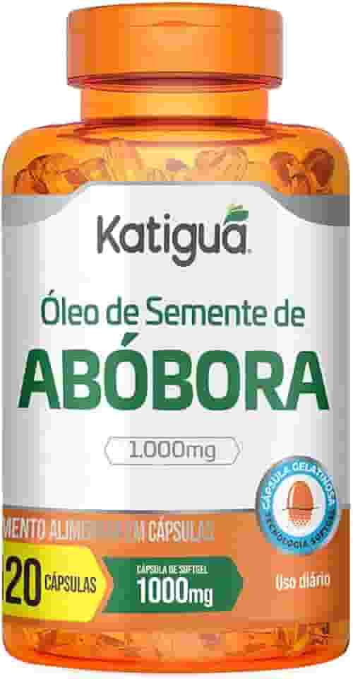 KATIGUÁ Óleo De Semente De Abóbora Prensado A Frio Katiguá 120 Cápsulas Soft Gel • 60 Doses Laranja
