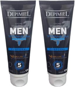 Kit 2 Cremes Depilatório Depimiel Men Corporal - 120g