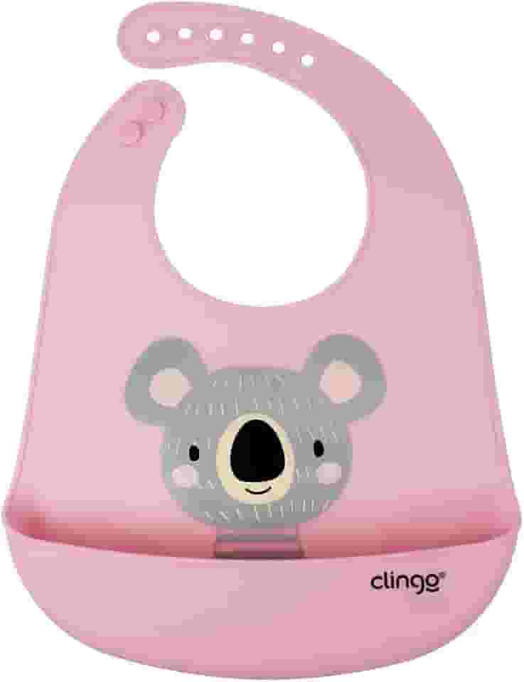 Clingo Babador De Silicone Com Bolso Coletor Coala