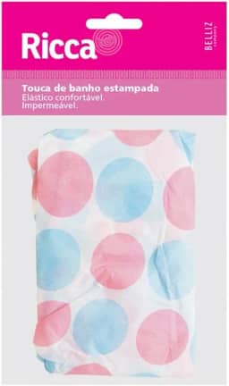 Touca para Banho Estampada, Ricca