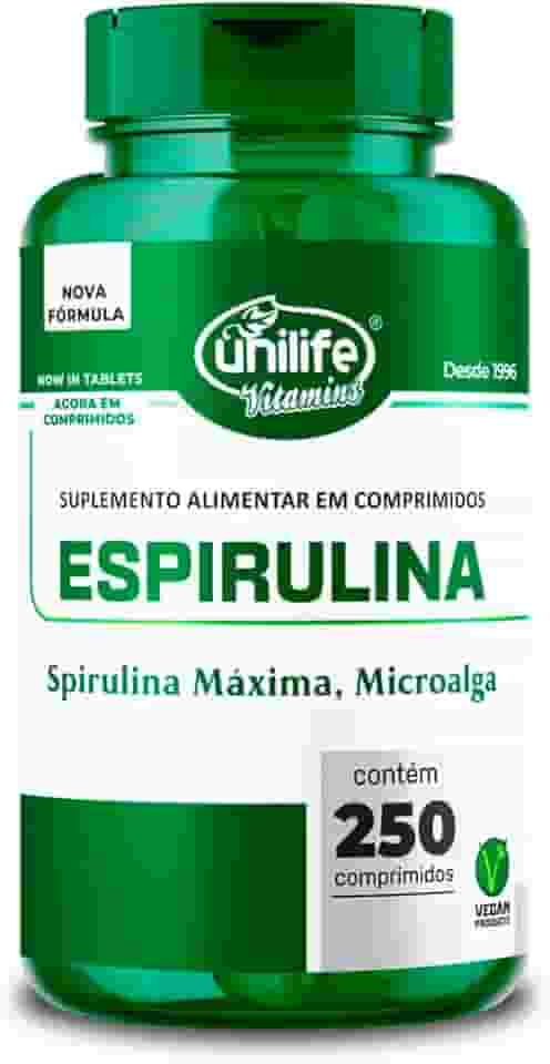 Espirulina Unilife 250 Comprimidos 1000mg