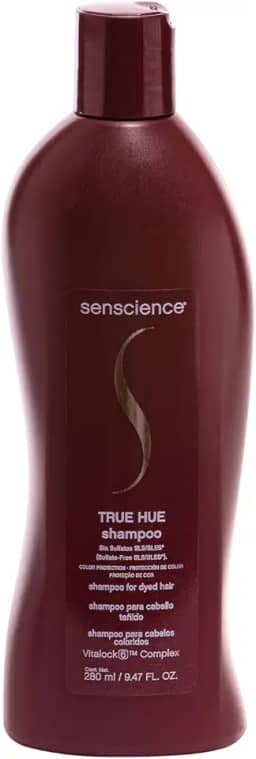 True Hue Shampoo, Senscience 280ml - NOVA EMBALAGEM, vermelho