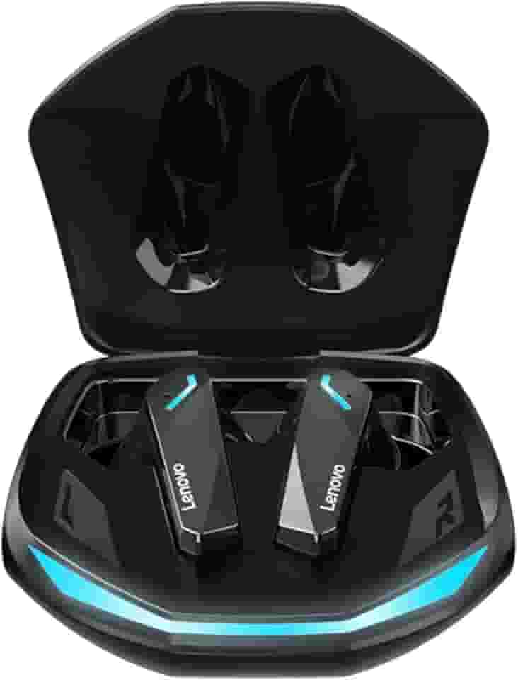 Fone de ouvido sem fio,FORJACK Fones de ouvido para jogos thinkplus GM2 Pro BT Fones de ouvido sem fio BT 5.3 360° Surround Dual Mode Som Cancelamento de ruído (Preto)