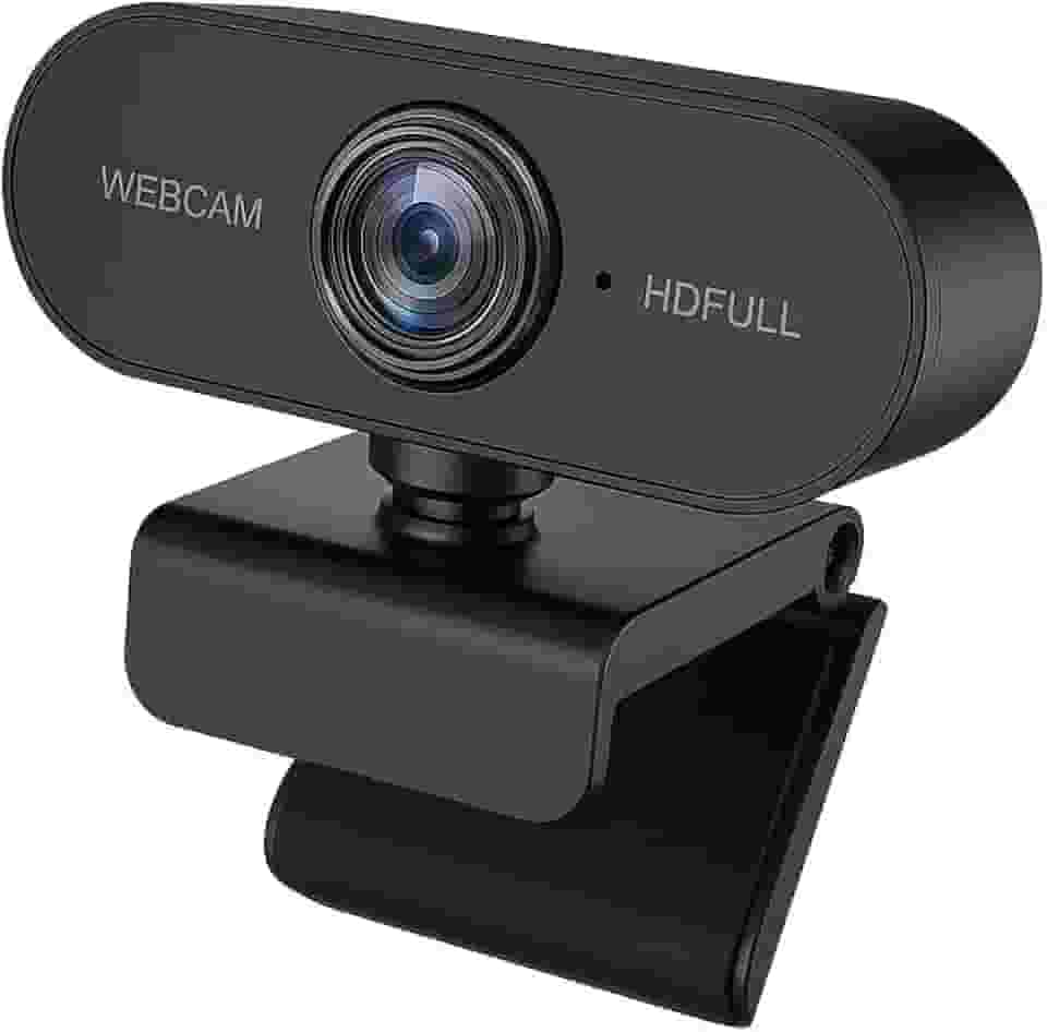 Webcam Camera Full Hd Zoom 1080p 360 Graus Entrada Usb 2.0 Com Microfone Ideal para Videoconferencia Zoom Meet Teams Livestream Aulas online Reunião Skype Premium Plug And Play