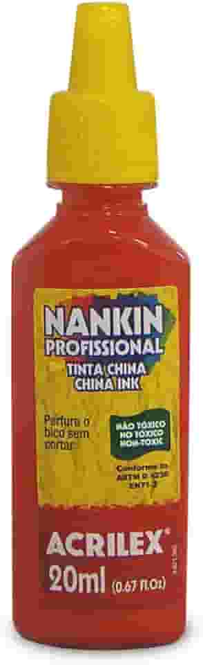 Nankin 20ml, Acrilex, 051200507, Vermelho Fogo