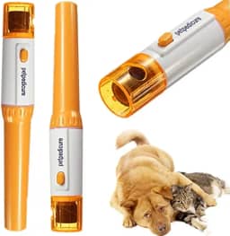 KIT LIXA DE UNHA PET CORTADOR APARADOR DE UNHAS ELETRICO PARA CACHORRO, CAO E GATO