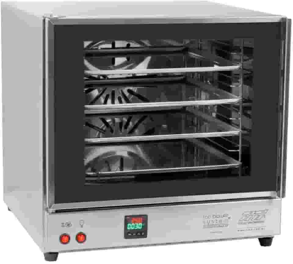 Forno Turbo Elétrico Digital Profissional FETP-D 3040W Preto Compacto 4 Assadeiras Rápido Aquecimento - Titã - 220V - Mo