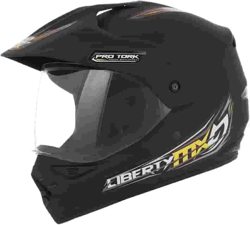 Capacete Liberty Mx Pro Vision Tam.58 Preto Fosco