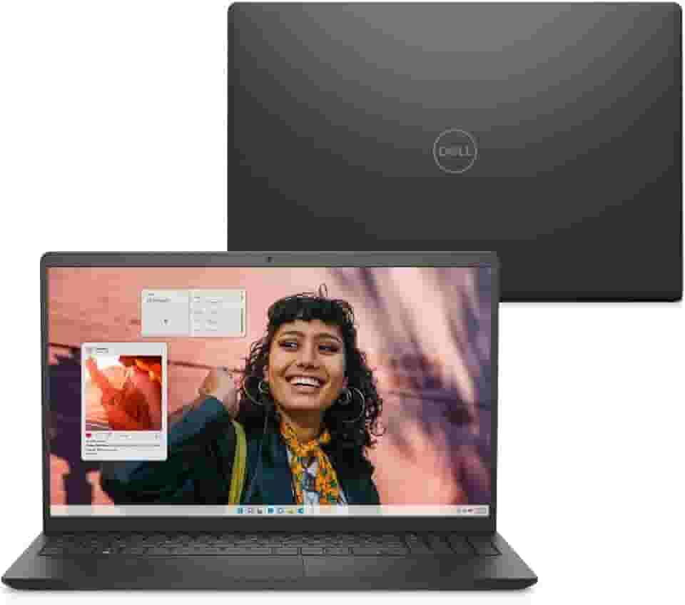Notebook Dell Inspiron 15.6" Full HD Intel Core 3-100U 8GB 1TB SSD Linux Preto Carbono I15-I3100-U25P