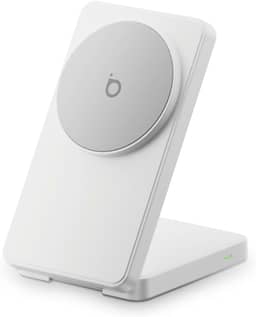 Basike Carregador Sem Fio, Carregador por Indução 15W Compatível para iPhone 16/15/14/13/12 Series e AirPods | Carregamento Rápido com Magnétic | Compatível com Qi (Branco)